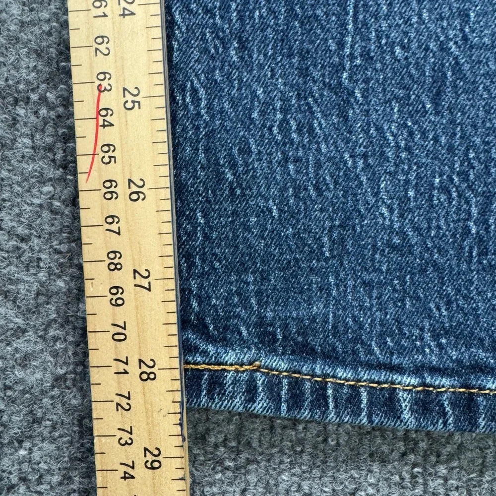 Levi's 505 Regular Fit‎ Jeans Mens 34x30 Blue Medium Wash Denim Workwear